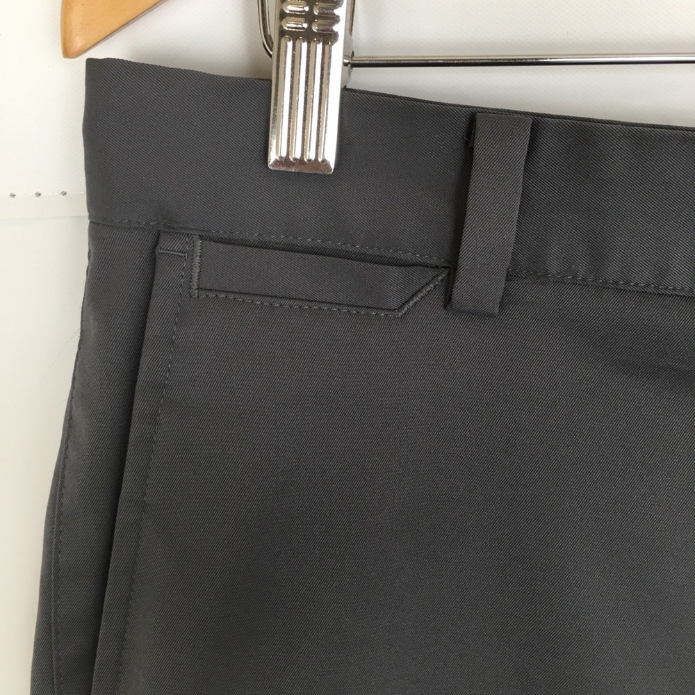 Nike Golf Pants Mens 34x30 Dri-Fit Gray Flat Front Performance Trousers Athletic - Picture 4 of 12